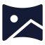 Imagecomposition icon with solid sharp style