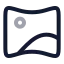 Imagecomposition icon with twotone rounded style