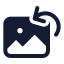 Imagecounterclockwise icon with solid standard style