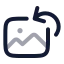 Imagecounterclockwise icon with twotone rounded style