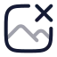 Imagedelete icon with twotone rounded style