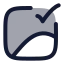 Imagedone icon with duotone rounded style
