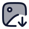 Image Down icon preview