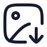 Image Down icon preview