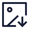 Image Down icon preview