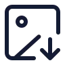 Image Down icon preview