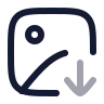 Image Down icon preview