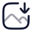 Imagedownload icon with twotone rounded style
