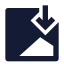 Imagedownload icon with solid sharp style