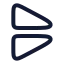 Imageflipvertical icon with stroke rounded style