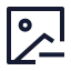 Imageminus icon with stroke sharp style