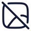 Imagenotfound icon with stroke rounded style