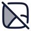 Imageoff icon with duotone rounded style