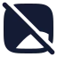Imageoff icon with solid rounded style
