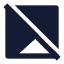 Imageoff icon with solid sharp style