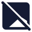 Imageoff icon with solid standard style