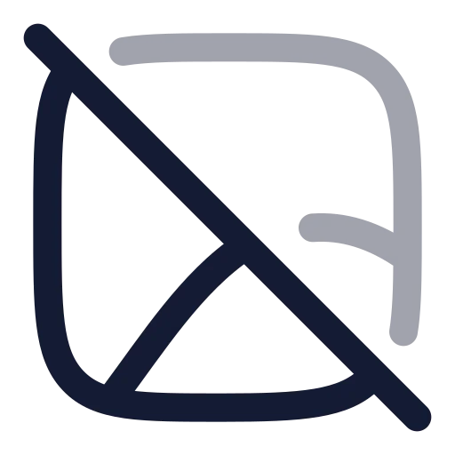 Image Off Icon in Twotone Rounded style