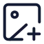 Imageplus icon with stroke standard style