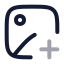Imageplus icon with twotone rounded style