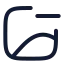 Imageremove icon with stroke rounded style