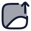 Imageupload icon with duotone rounded style