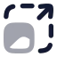 Imageupscale icon with bulk rounded style