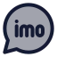 Imo icon with duotone rounded style