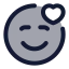 Inlove icon with duotone standard style