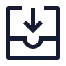 Inbox Download icon preview