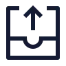 Inbox Upload icon preview