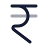 Indian Rupee icon preview