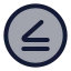 Inequalitycircle icon with duotone rounded style