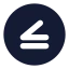 Inequalitycircle icon with solid standard style