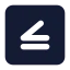 Inequalitysquare icon with solid standard style