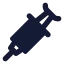 Injection icon with solid standard style
