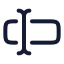 Inputcursortext icon with stroke rounded style