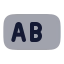 Inputtext icon with bulk rounded style