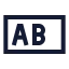 Inputtext icon with stroke sharp style