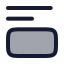 Insertbottomimage icon with duotone rounded style