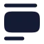 Insertcenterimage icon with solid rounded style