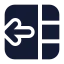 Insertcolumnleft icon with solid standard style