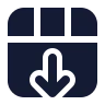 Insert Row Down icon preview