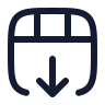Insert Row Down icon preview