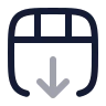 Insert Row Down icon preview