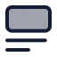 Inserttopimage icon with duotone standard style