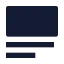Inserttopimage icon with solid sharp style