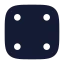 Inspectionpanel icon with solid rounded style
