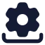 Installingupdates icon with solid standard style