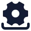 Installingupdates icon with solid standard style