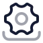 Installingupdates icon with twotone rounded style